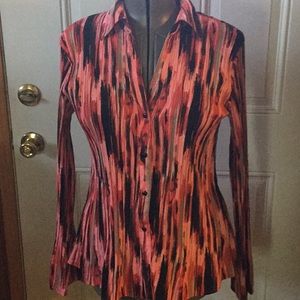 Cool print blouse apt 9 stretch